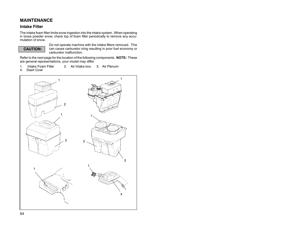 Maintenance | Polaris 2000 Universal Snowmobile User Manual | Page 59 / 154