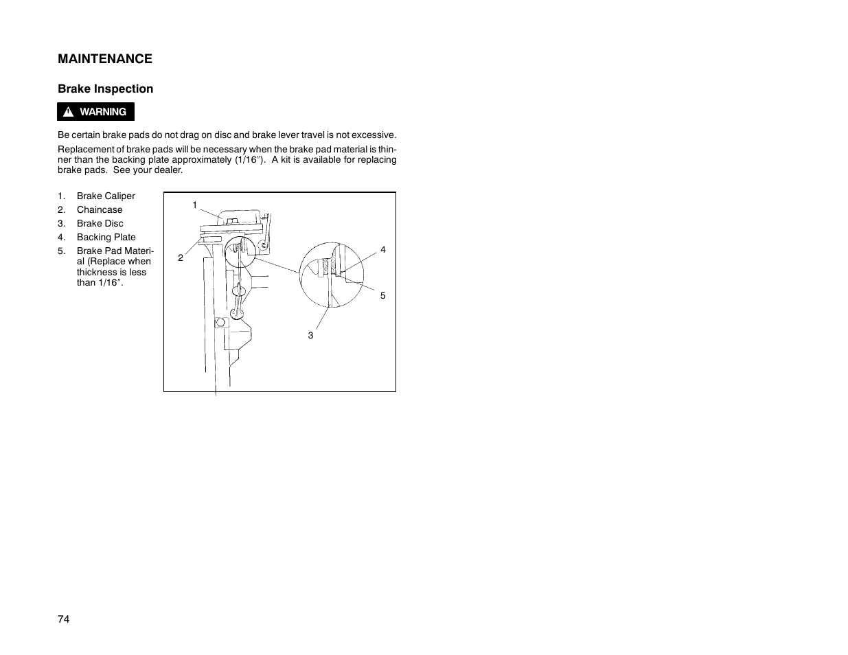 Polaris 2000 Universal Snowmobile User Manual | Page 79 / 154