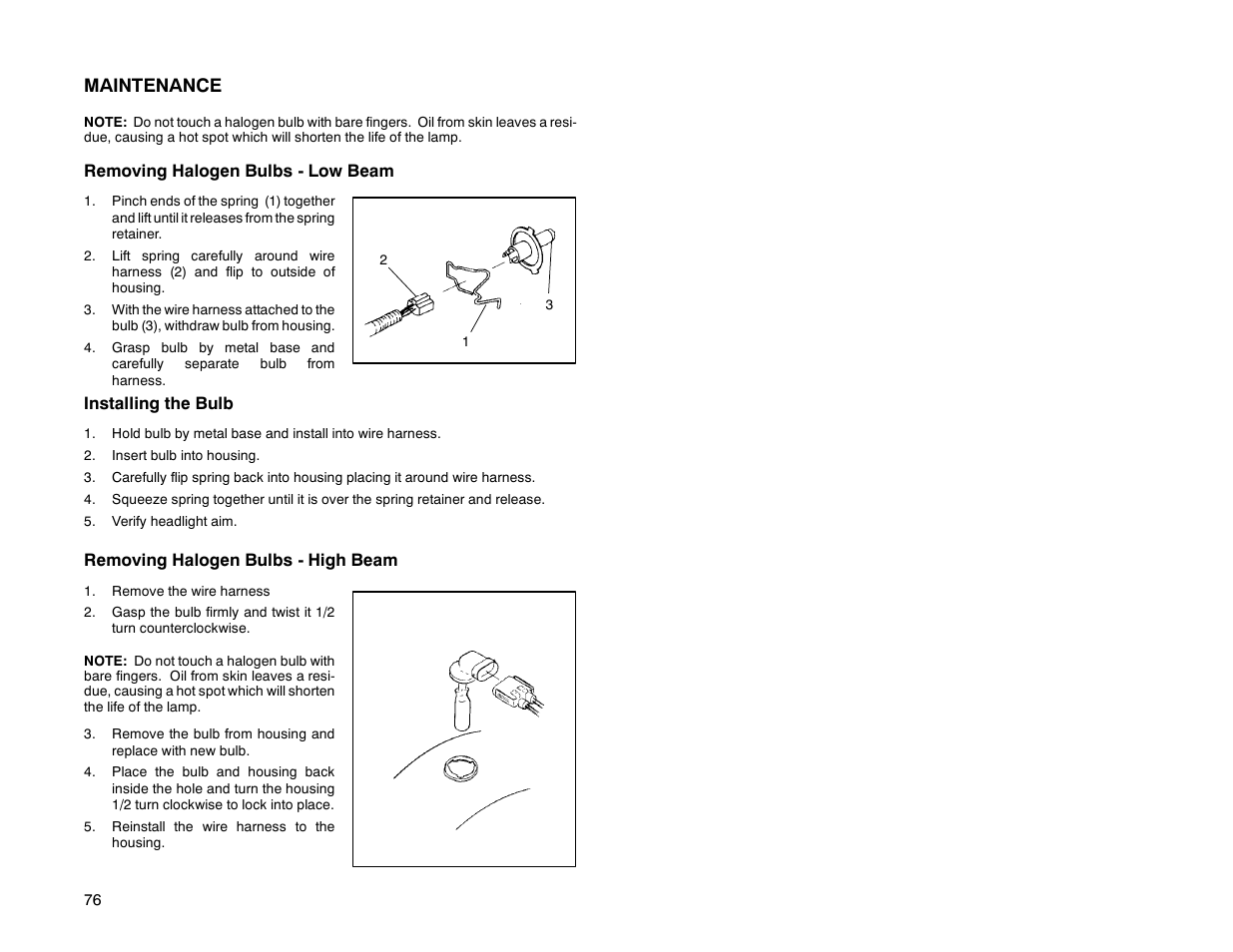 Maintenance | Polaris 2000 Universal Snowmobile User Manual | Page 81 / 154
