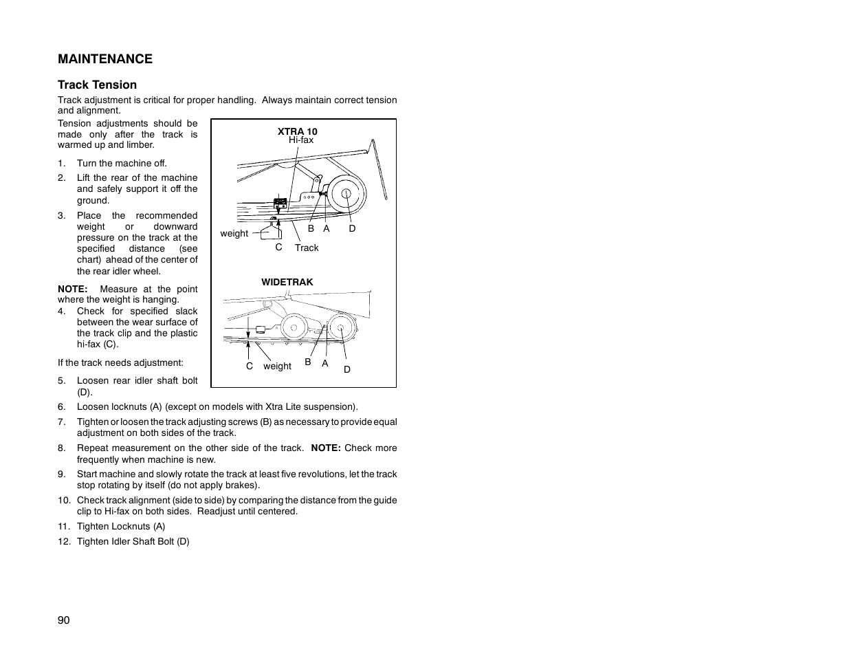 Maintenance | Polaris 2000 Universal Snowmobile User Manual | Page 95 / 154