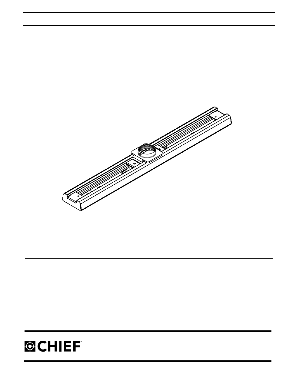 Chief Manufacturing CMS390 User Manual | 6 pages