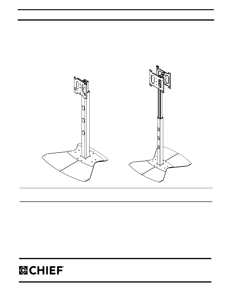Chief Manufacturing PF1 Series User Manual | 12 pages
