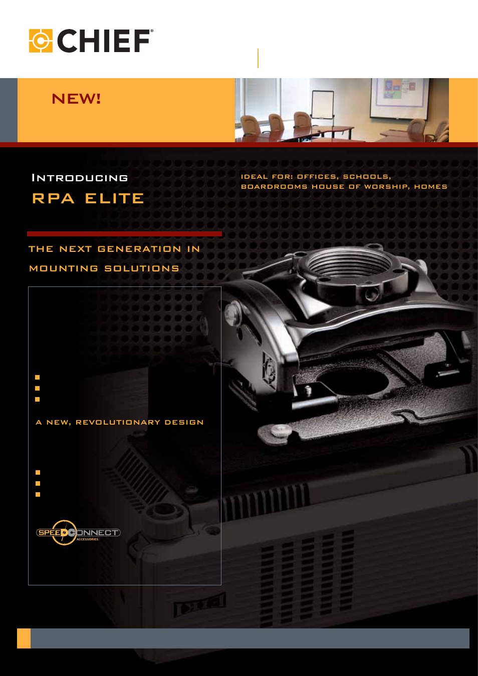Chief Manufacturing RPA4000 User Manual | 4 pages