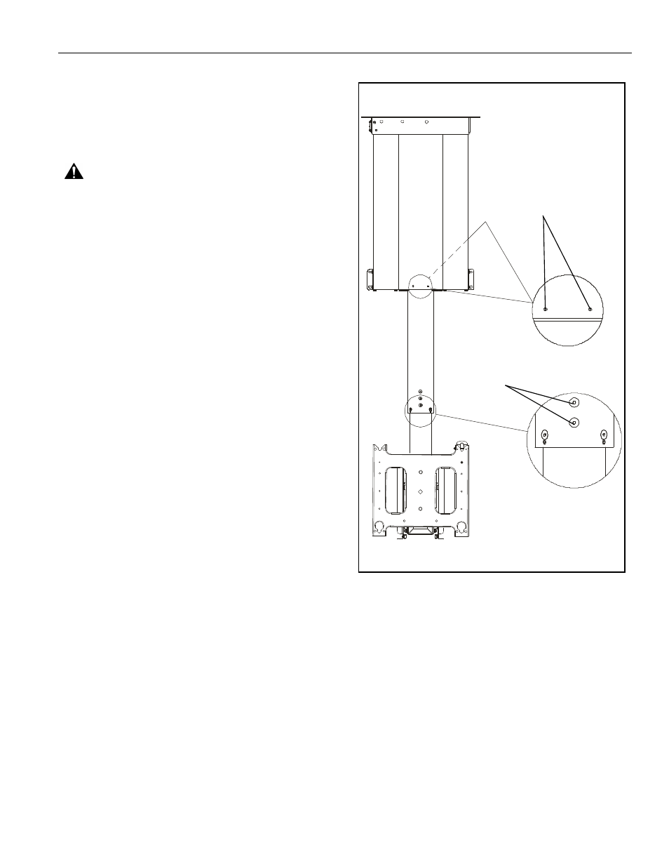 Chief Manufacturing Automated Flat Panel Ceiling Lift CM2C40 User Manual | Page 15 / 30