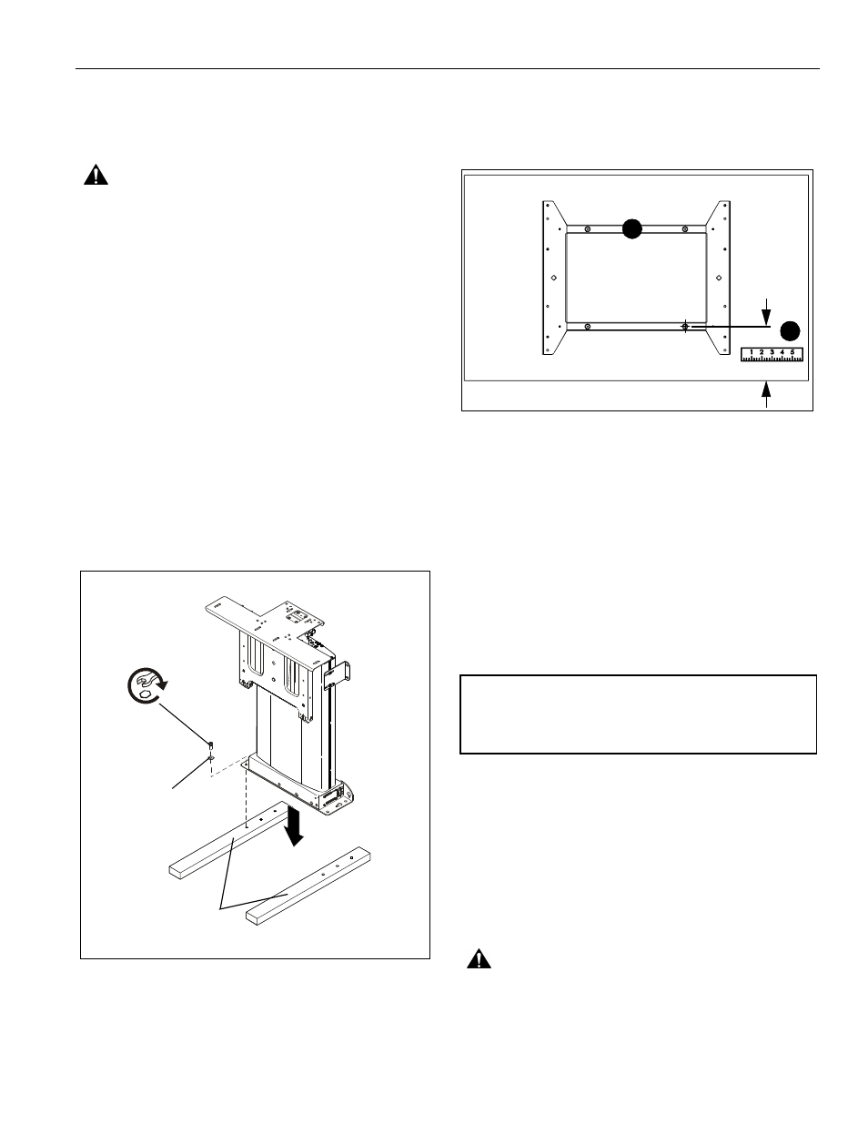Installation requirements, Installation | Chief Manufacturing Automated Flat Panel Ceiling Lift CM2C40 User Manual | Page 5 / 30