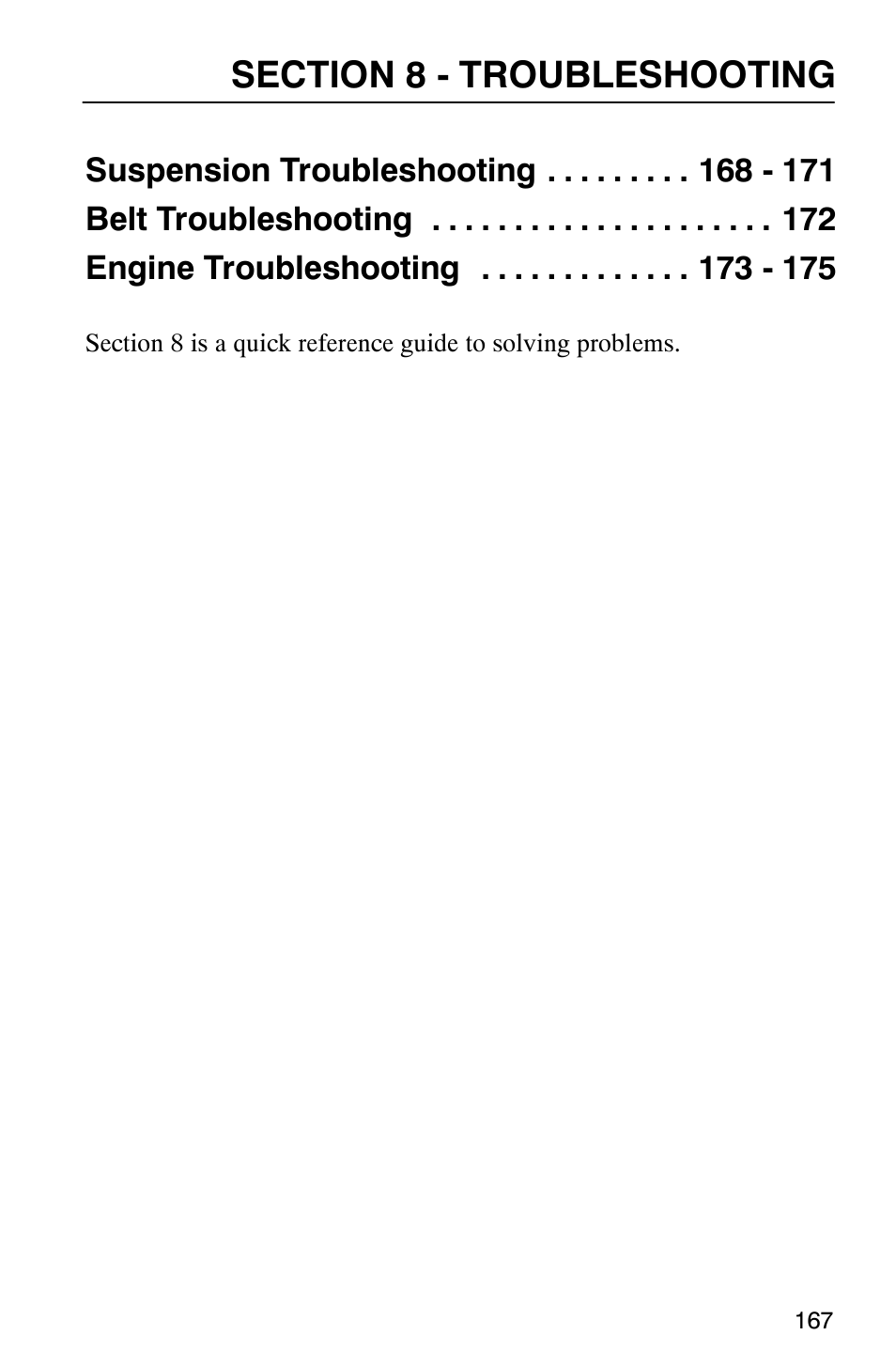 Polaris 2003 Universal Snowmobiles User Manual | Page 169 / 189