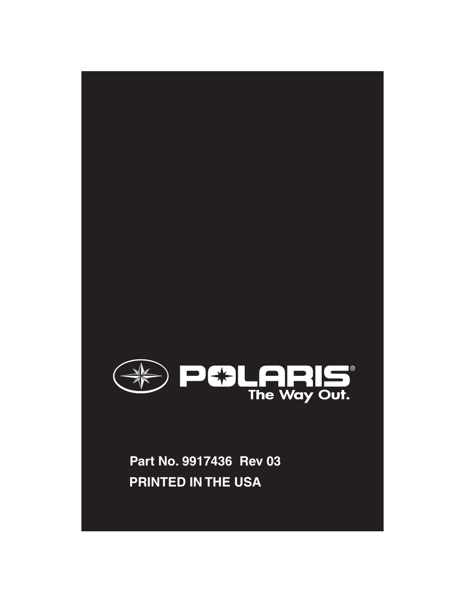 Polaris 2003 Universal Snowmobiles User Manual | Page 189 / 189