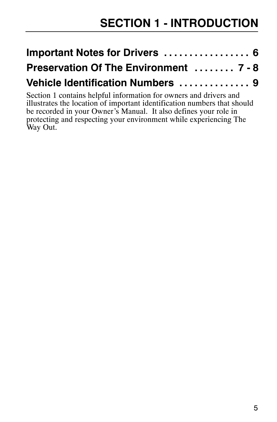 Polaris 2003 Universal Snowmobiles User Manual | Page 7 / 189