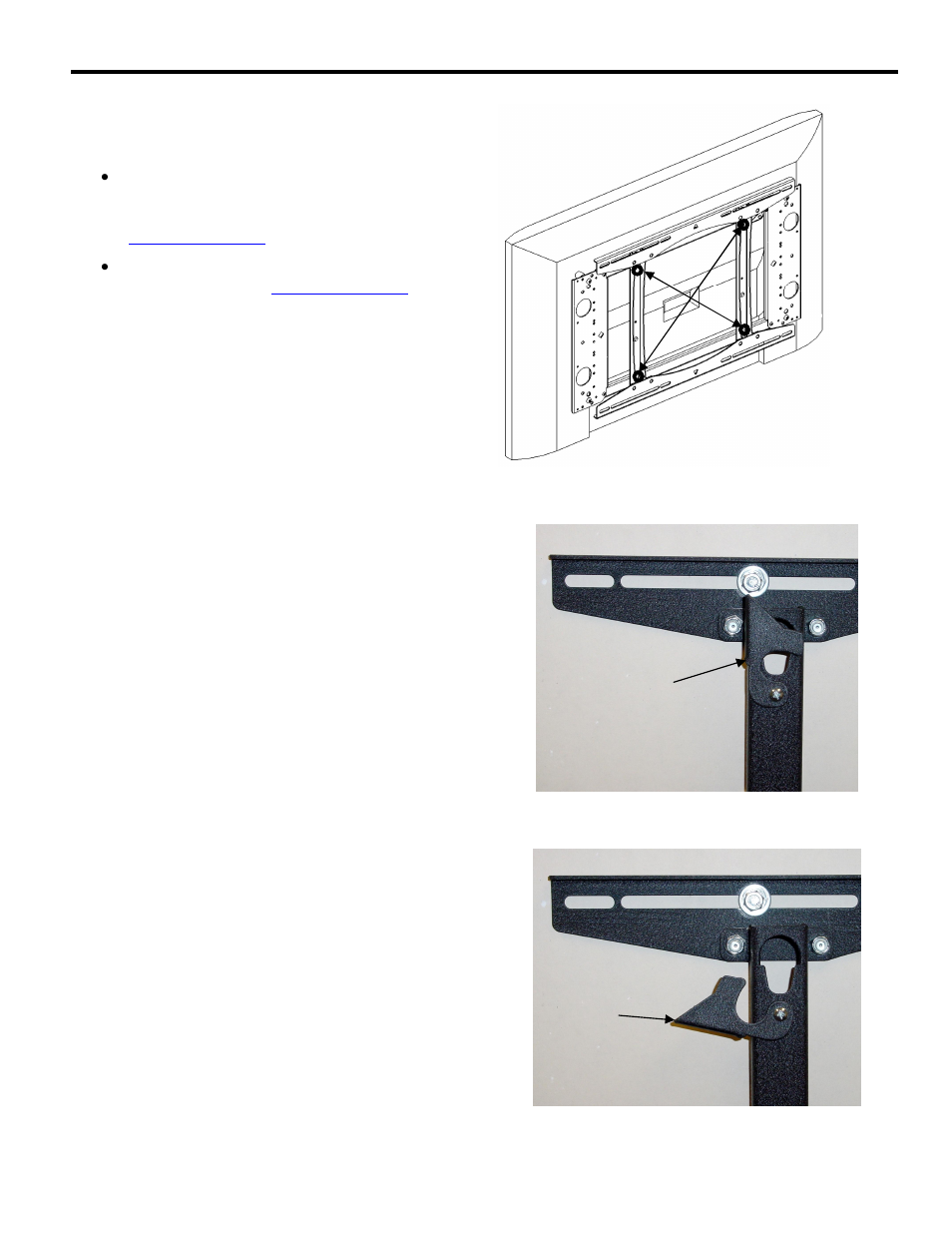 Attach psb to the display, Install the display, Remove the display | Chief Manufacturing PST 2000 Series User Manual | Page 6 / 8