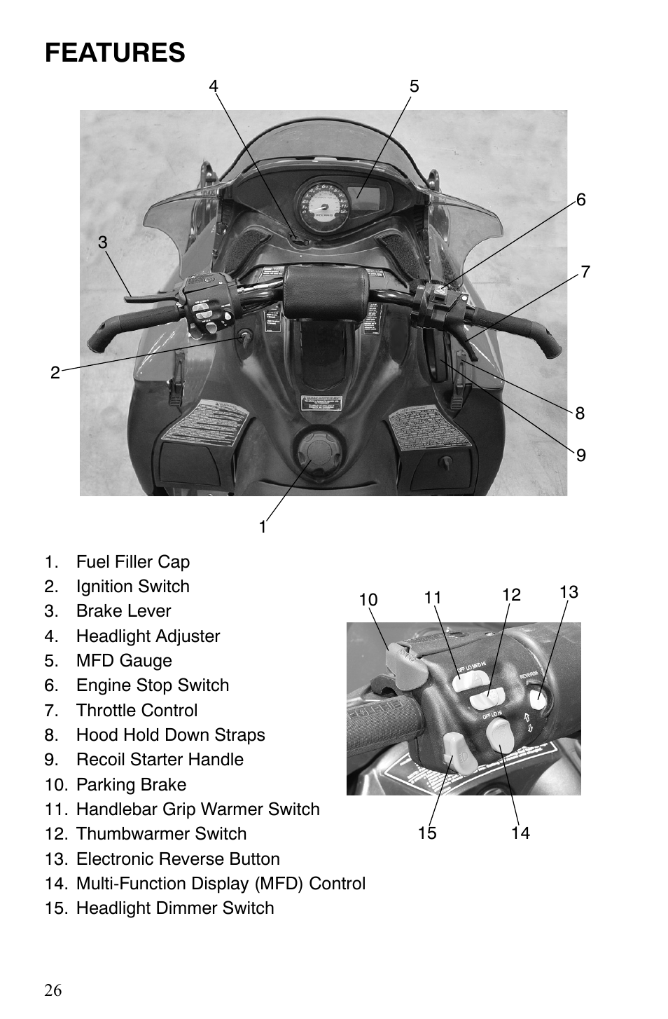 Features | Polaris 2007 Dragon User Manual | Page 29 / 137