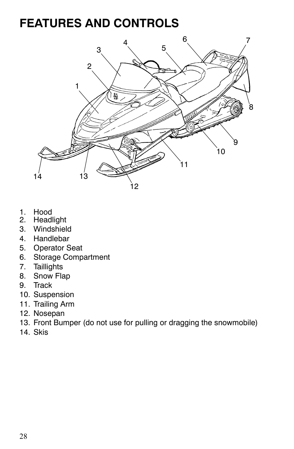 Features and controls | Polaris 2009 Trail RMK User Manual | Page 31 / 135