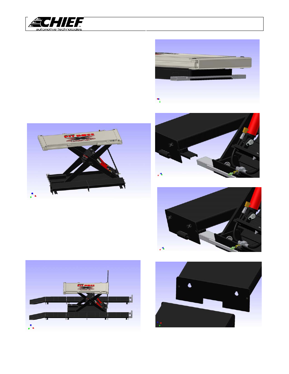 Machine ramps and tread ways | Chief Manufacturing Pit Boss 638699 User Manual | Page 18 / 20