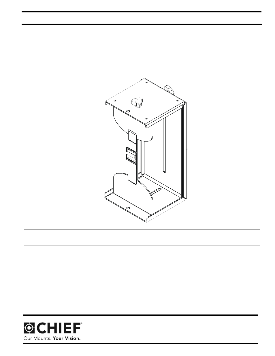 Chief Manufacturing KSA-1020 User Manual | 12 pages