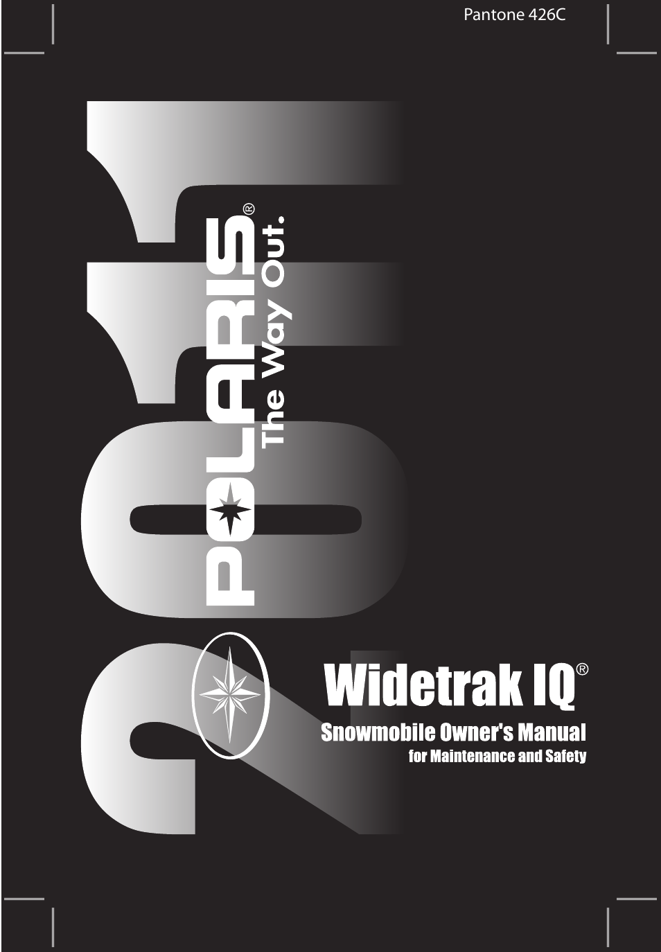 Polaris 2011 Widetrak IQ User Manual | 160 pages