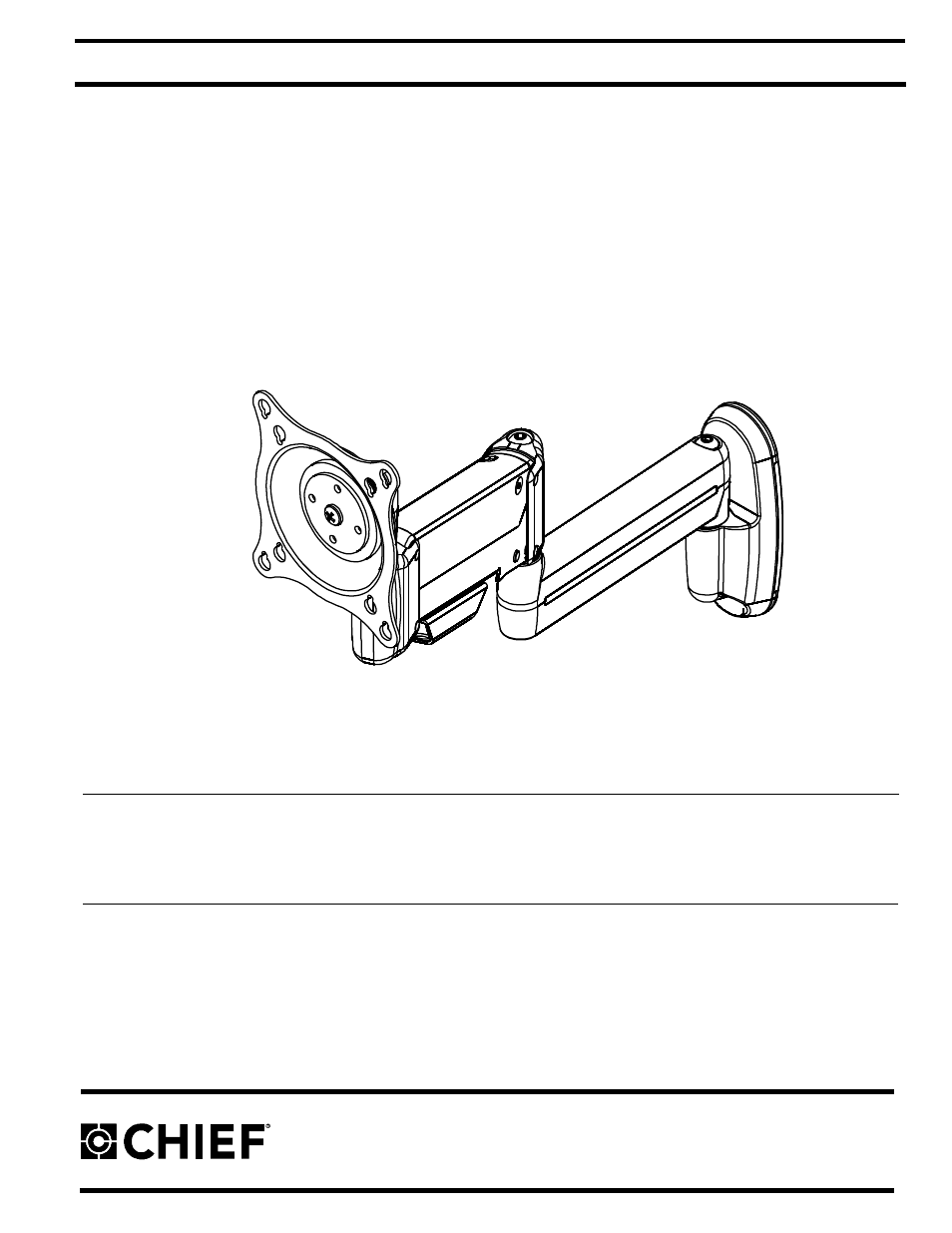 Chief Manufacturing KSG110 User Manual | 10 pages