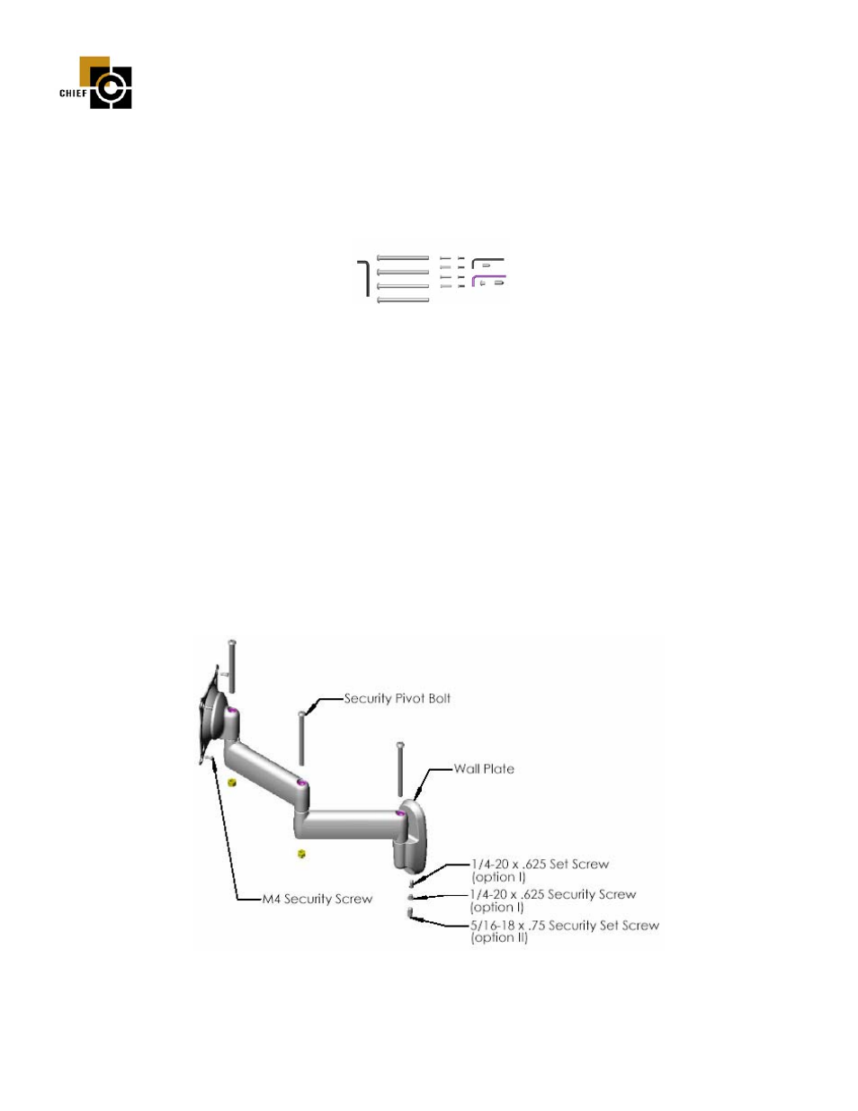 CHIEF FSA1005 User Manual | 1 page