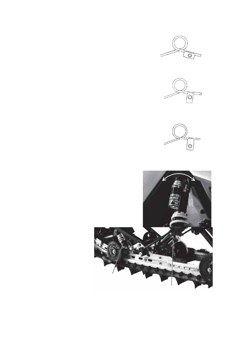The perfect fit, Suspension adjustments, Torsion spring preload | Shock compression damping | Polaris 2015 600 Switchback Assault User Manual | Page 51 / 137