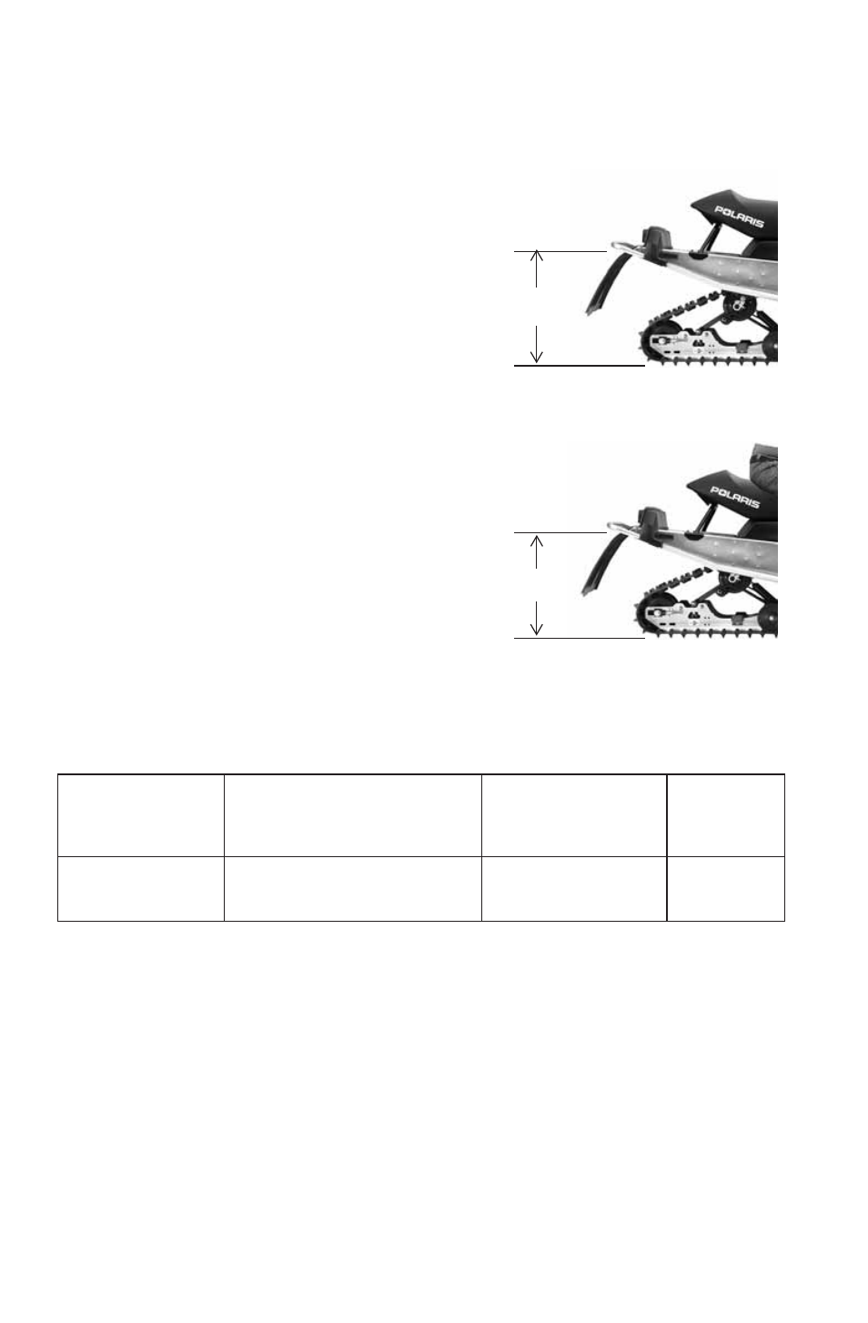 The perfect fit, Rear suspension adjustments, Initial spring preload setting (sag method) | Polaris 2016 600 Indy User Manual | Page 64 / 147