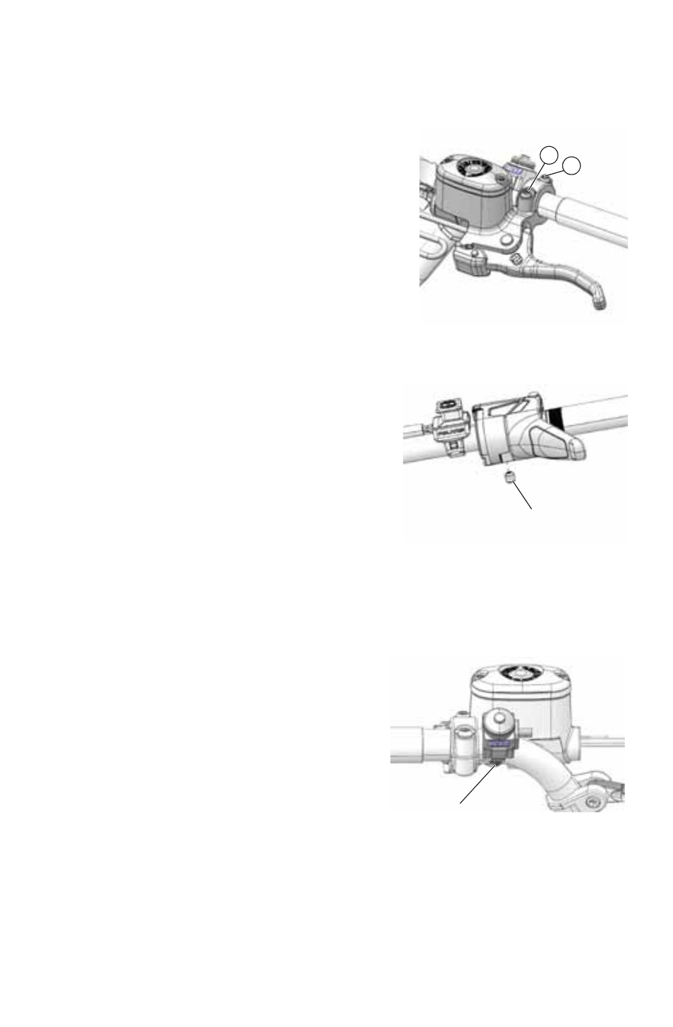 The perfect fit, Cyclone brake master cylinder alignment, Throttle block alignment | Perc button alignment | Polaris 2016 600 Switchback Assault 144 User Manual | Page 59 / 145