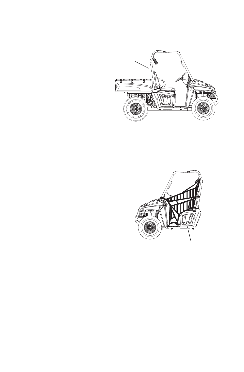 Roll-over protection system (rops), Storage compartment, Operation | Break-in period, Features and controls | Polaris 2011 Ranger 400 User Manual | Page 32 / 125