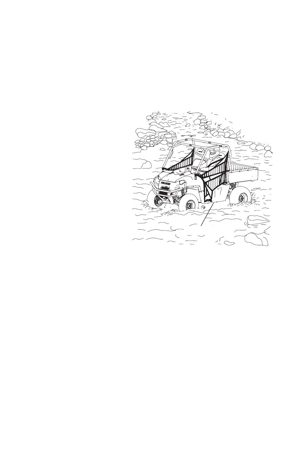 Driving through water, Operation | Polaris 2011 Ranger 400 User Manual | Page 43 / 125