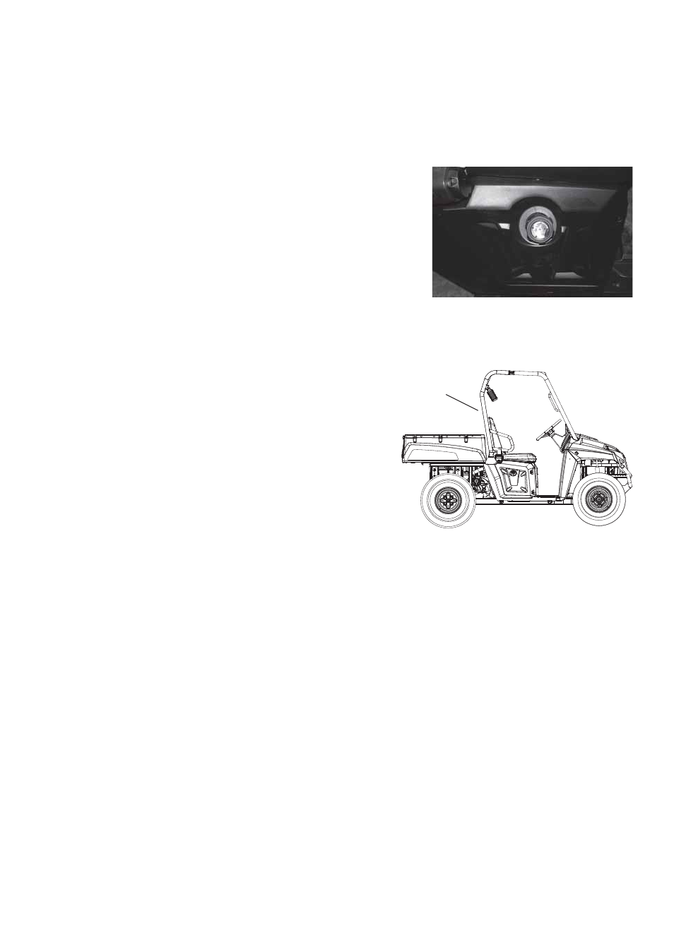 Features and controls, Trailer hitch bracket, Fuel cap | Roll-over protection system (rops) | Polaris 2014 Ranger 400 User Manual | Page 27 / 106