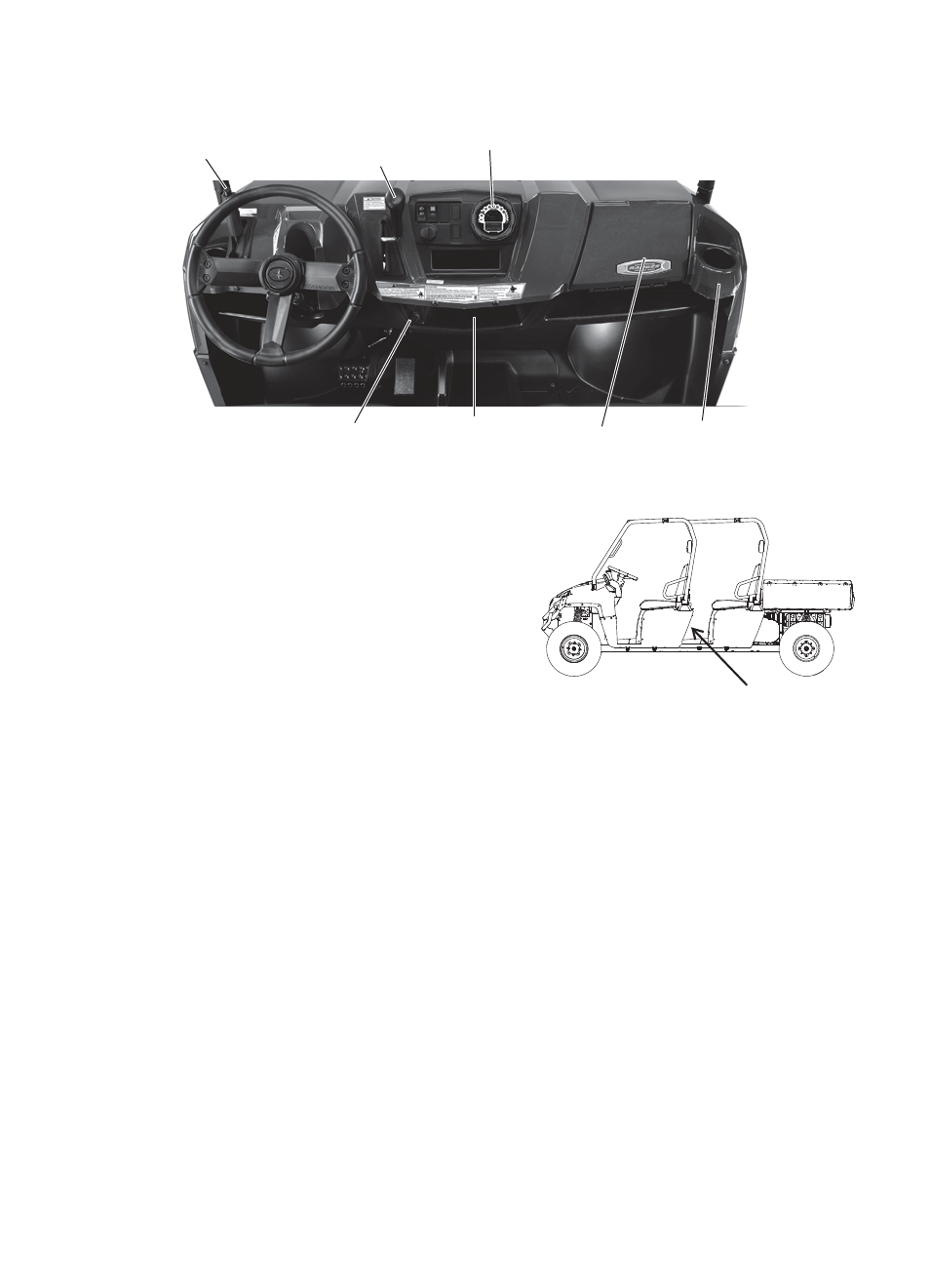 Features and controls, Console | Polaris 2014 Ranger 800 EFI User Manual | Page 24 / 116