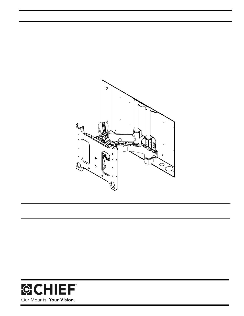 Chief Manufacturing PAC501 User Manual | 8 pages