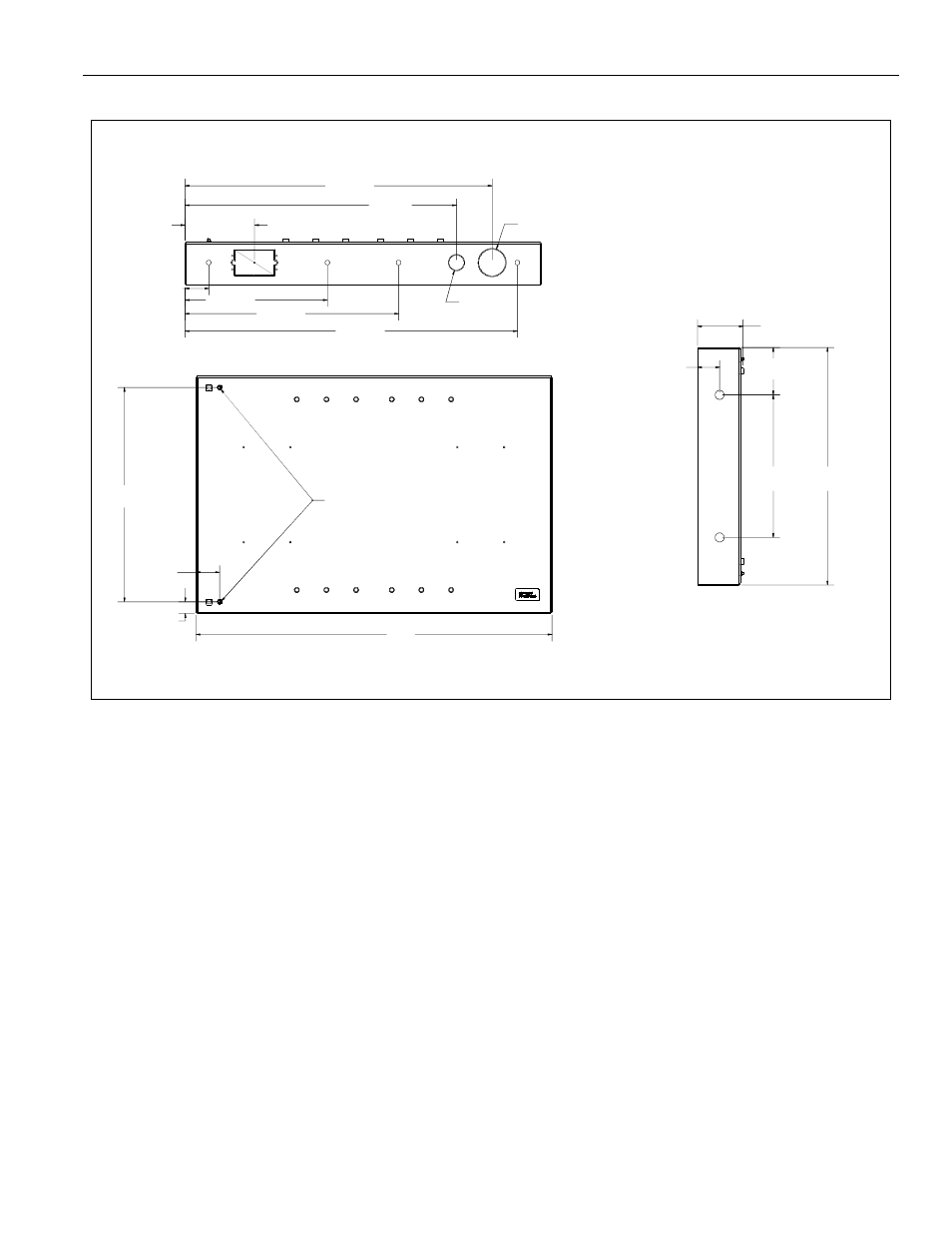 Dimensions, Installation instructions pac501 3 | Chief Manufacturing PAC501 User Manual | Page 3 / 8