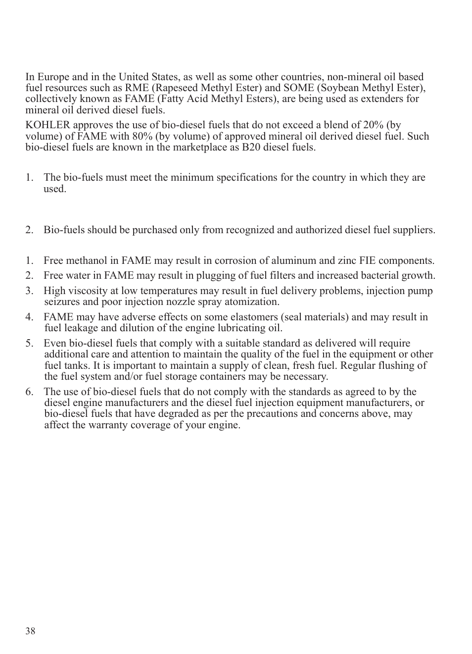 Operation, Fuel recommendations | Polaris 2015 Ranger Diesel / Crew Diesel User Manual | Page 40 / 121
