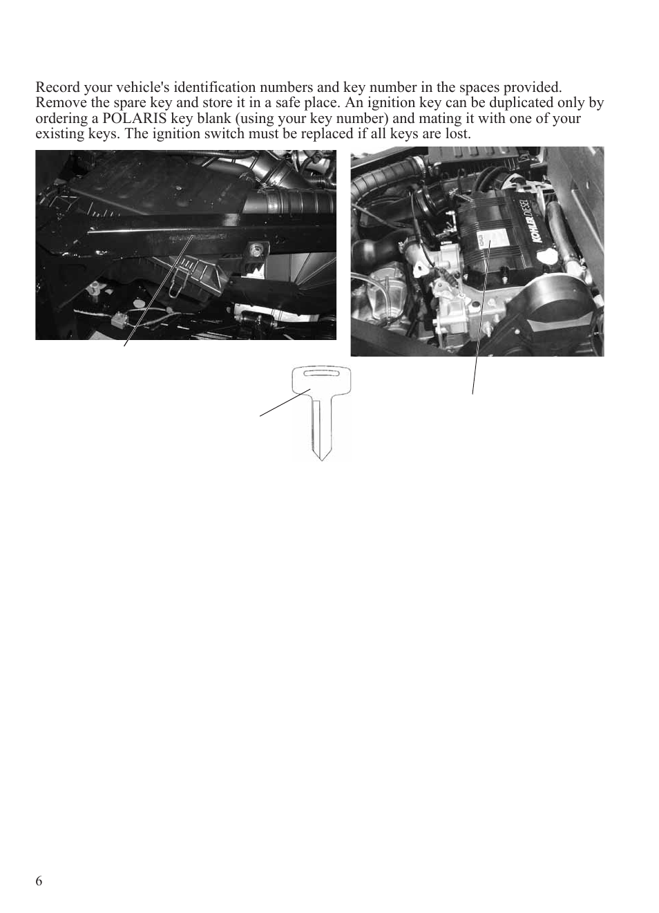 Introduction, Vehicle identification numbers | Polaris 2015 Ranger Diesel / Crew Diesel User Manual | Page 8 / 121