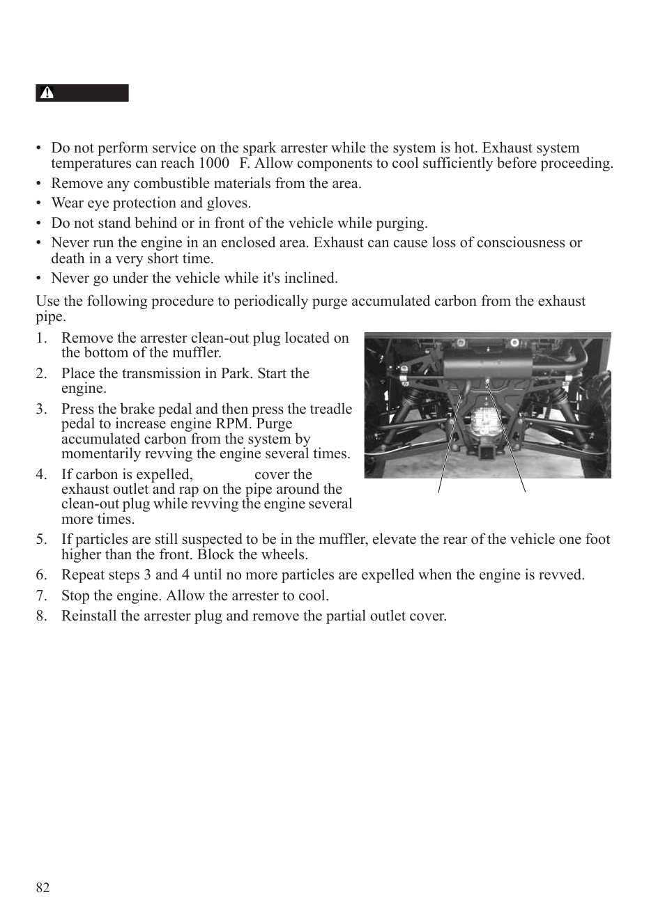 Maintenance, Spark arrester | Polaris 2015 Ranger Diesel / Crew Diesel User Manual | Page 84 / 121