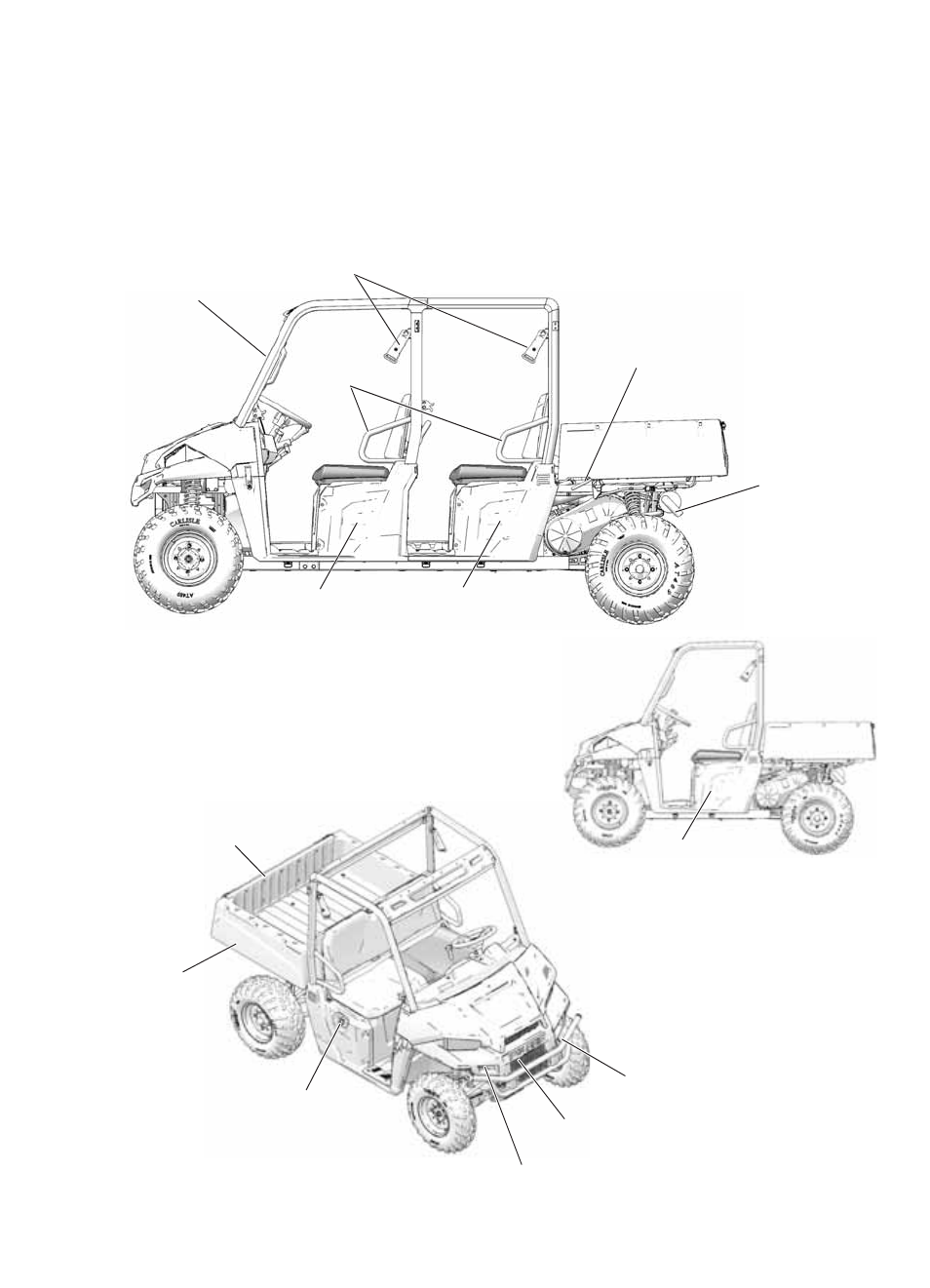 Features and controls, Vehicle components | Polaris 2016 Ranger ETX User Manual | Page 23 / 109
