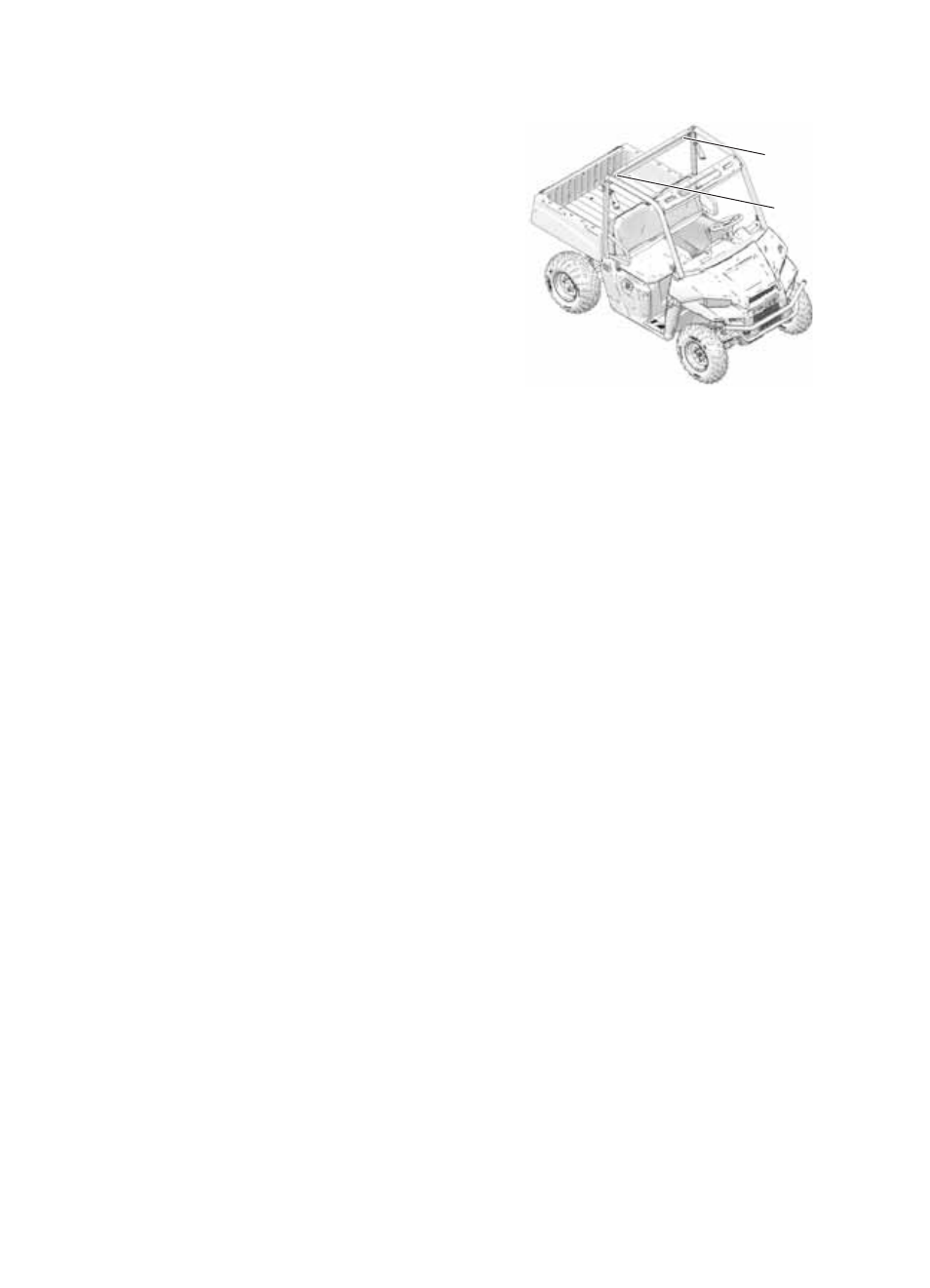 Features and controls, Rollover protective structure (rops), Storage compartments | Trailer hitch bracket, Extreme use 30 ah battery (non-eps models only) | Polaris 2016 Ranger ETX User Manual | Page 31 / 109