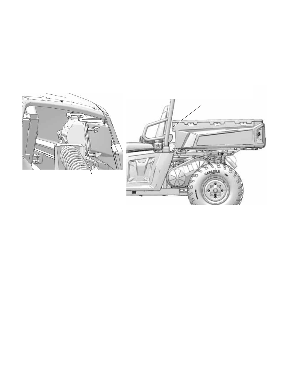 Features and controls, Rollover protective structure (rops), Trailer hitch bracket | Extreme use 30 ah battery | Polaris 2016 Ranger 570 Full-Size User Manual | Page 29 / 100