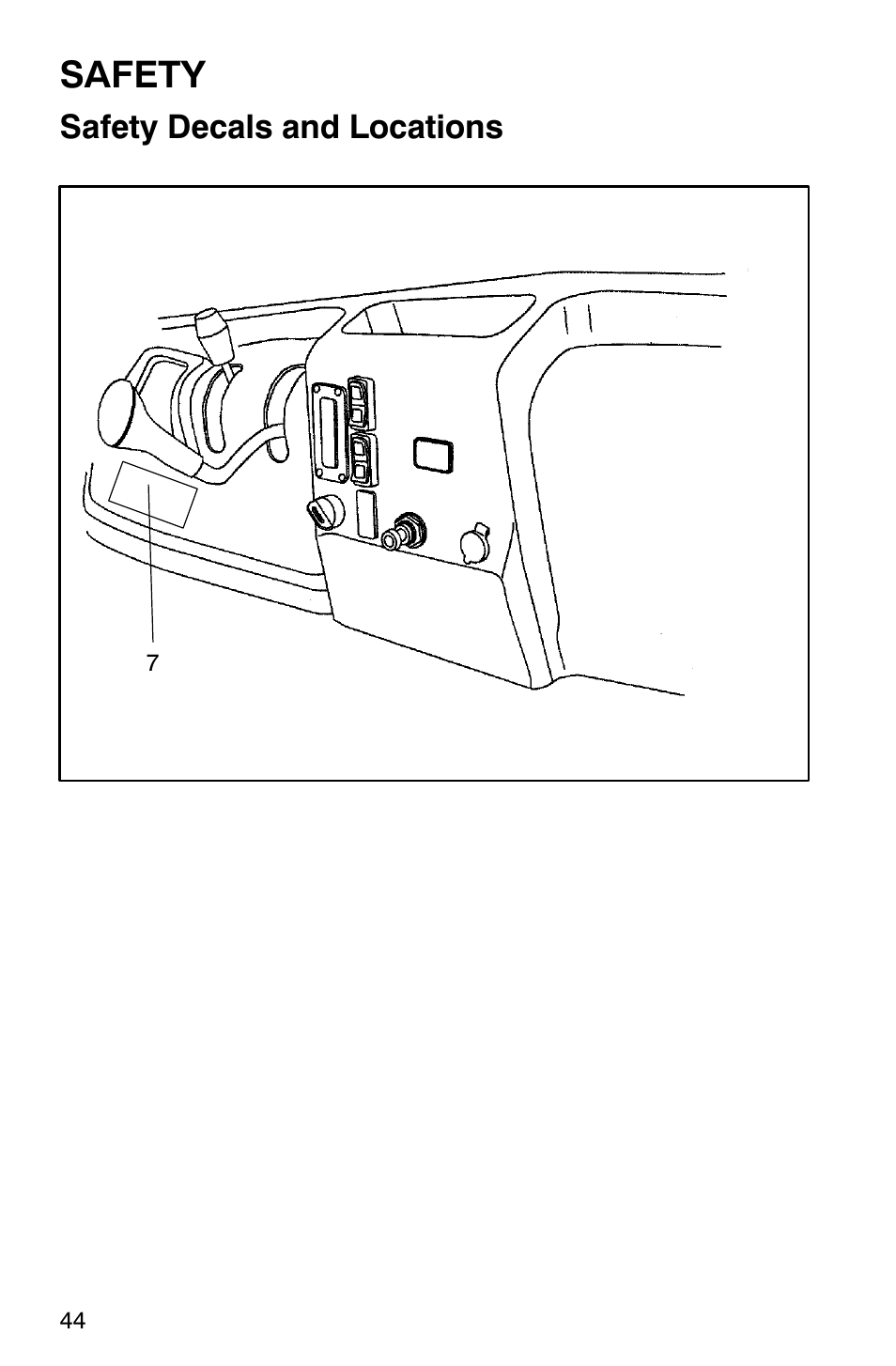 Safety, Safety decals and locations | Polaris Series 10 Ranger 425 2x4 User Manual | Page 46 / 121