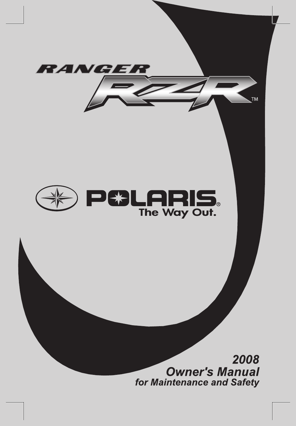 Polaris 2008 Ranger RZR User Manual | 146 pages