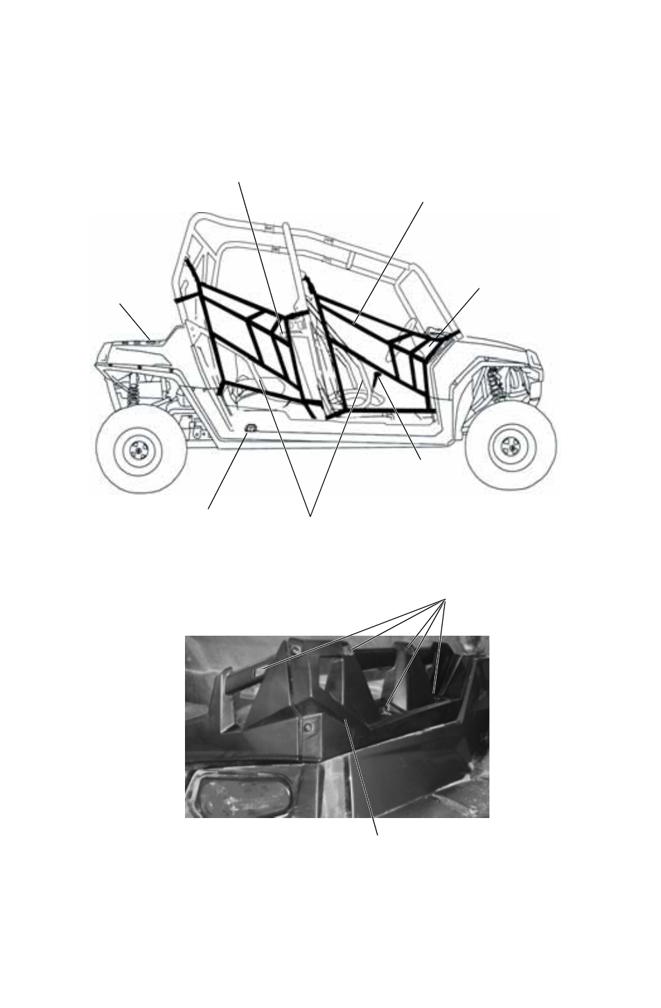 Features and controls, Component locations | Polaris 2011 RZR User Manual | Page 32 / 148