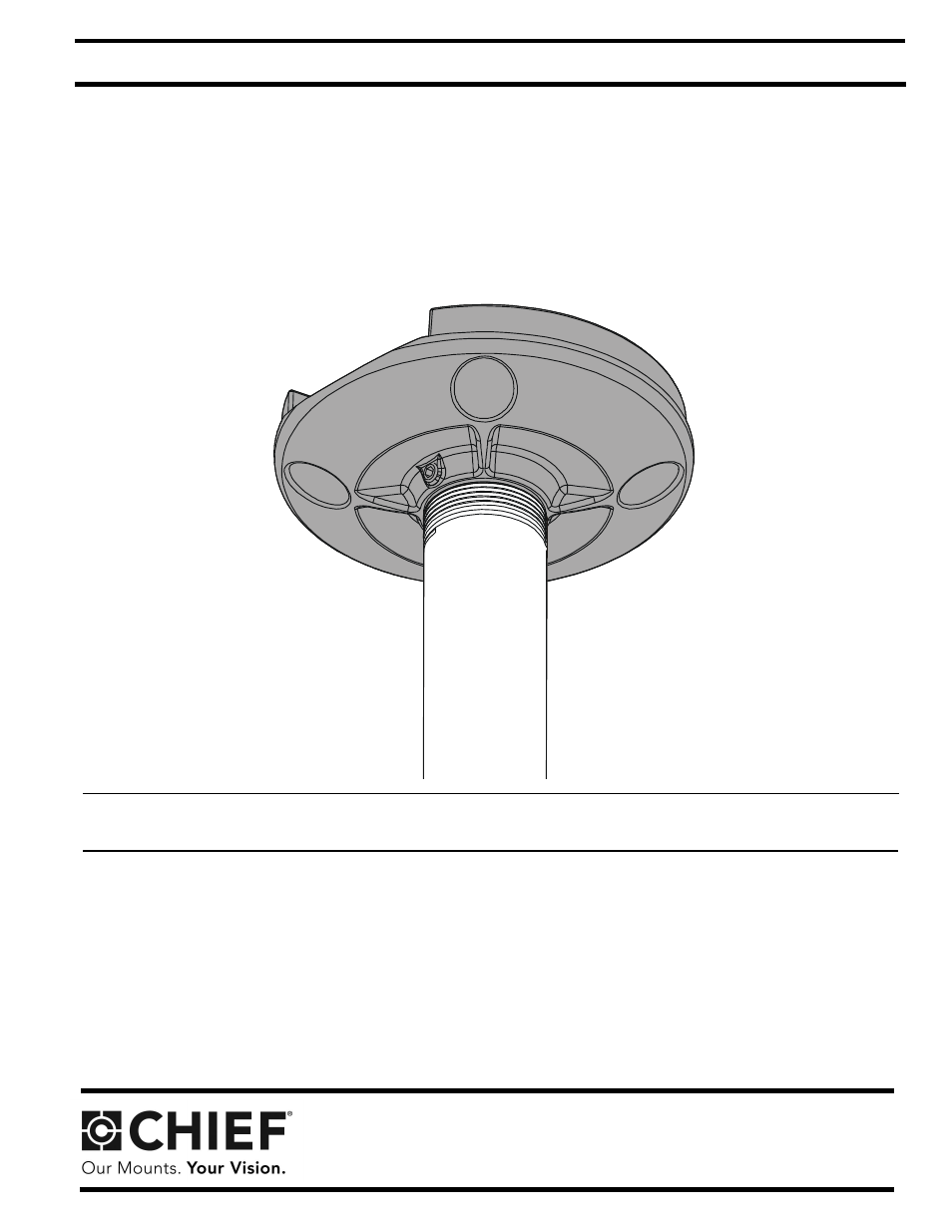 Chief Manufacturing Ceiling Plate CMS115 User Manual | 12 pages