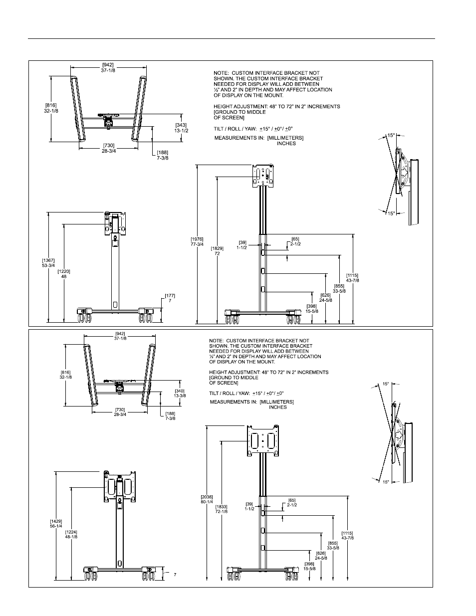 Chief Manufacturing MFC Series User Manual | Page 3 / 10