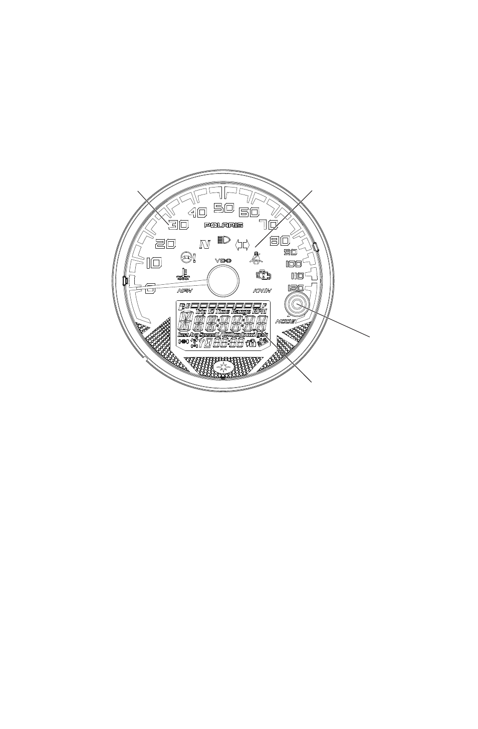 Features and controls, Instrument cluster | Polaris 2016 RZR 900 User Manual | Page 42 / 160