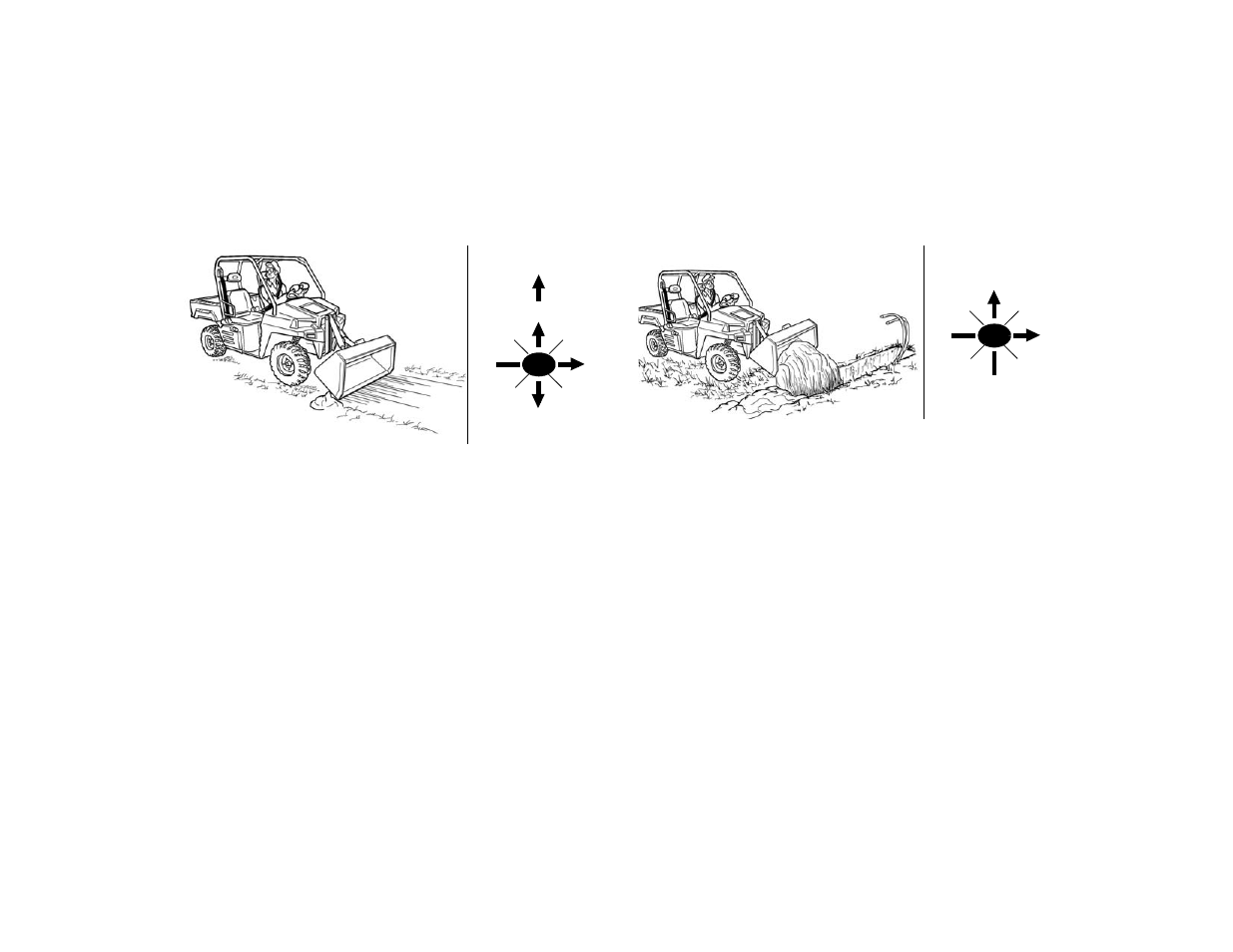 Operation, Leveling the ground using float, Backfilling | Polaris 2013 BRUTUS Owner's Manual User Manual | Page 66 / 142