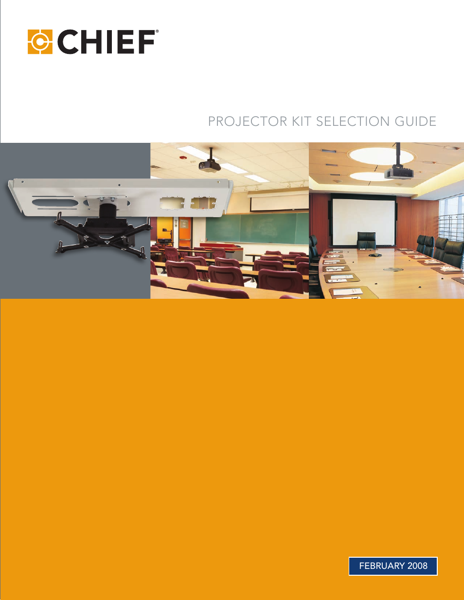 Chief Manufacturing Projector Ceiling Kit User Manual | 4 pages