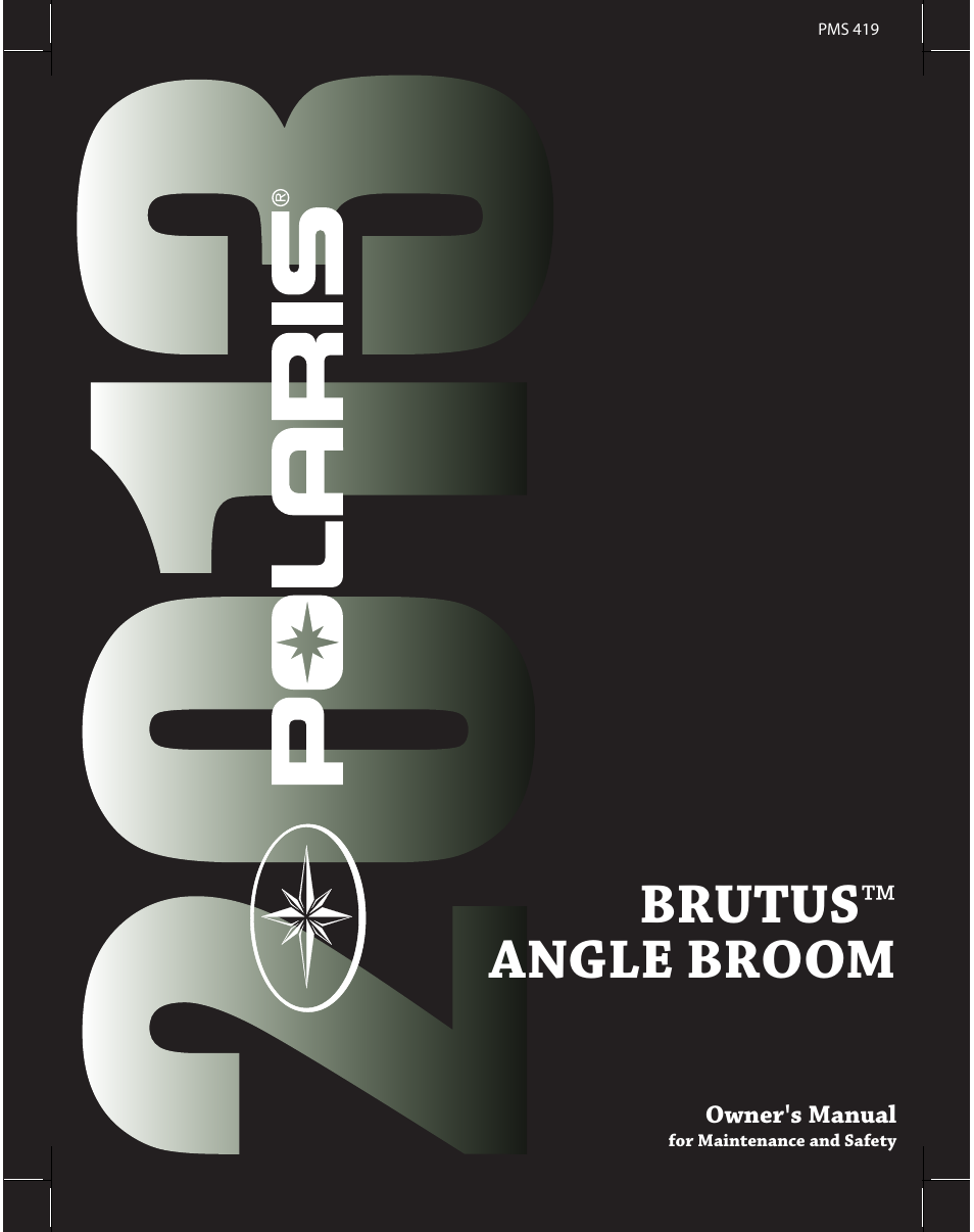 Polaris 2013 BRUTUS Accessory Angle Broom User Manual | 51 pages