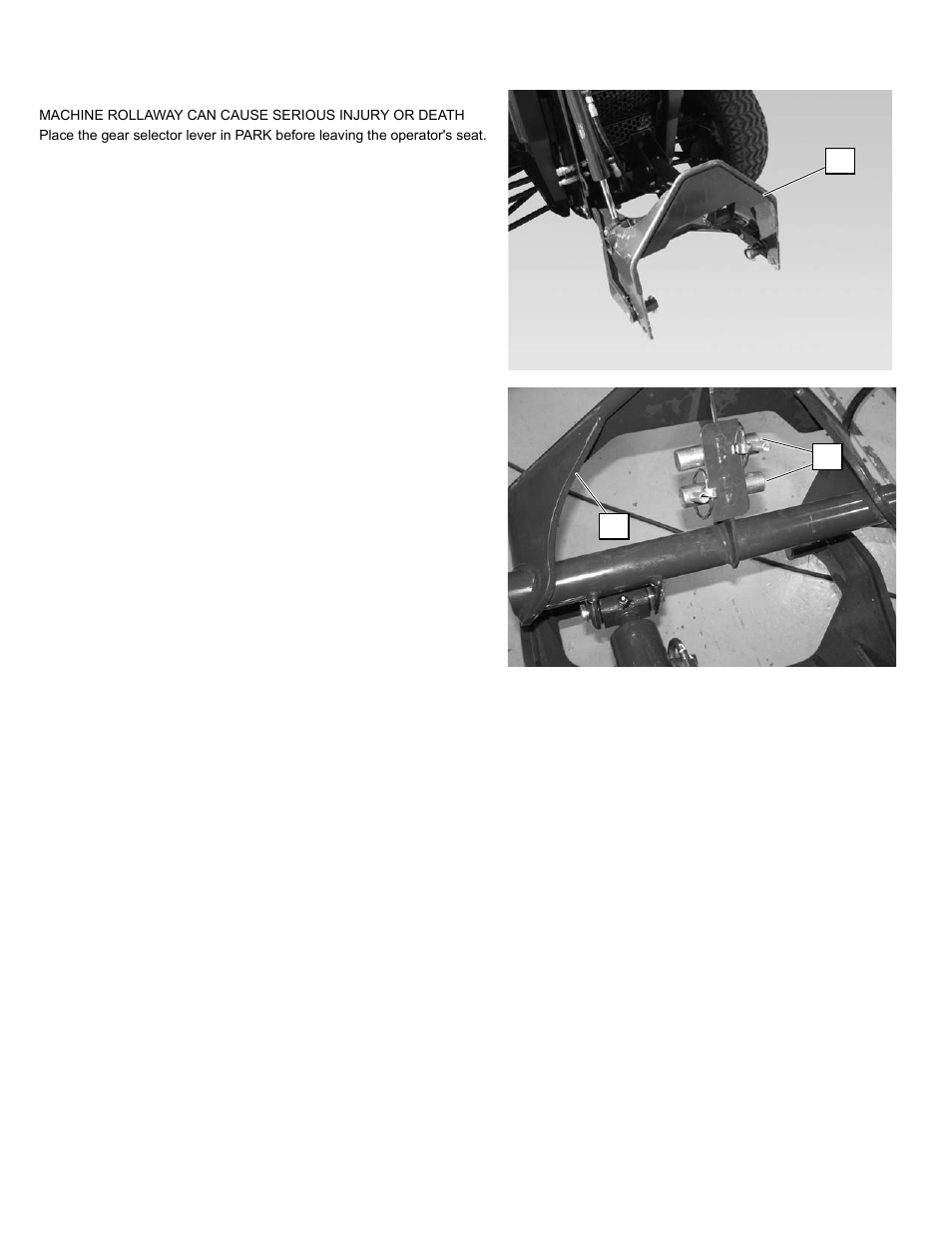 Daily inspection, Pro-tach attachment mounting frame | Polaris 2013 BRUTUS Accessory Snow Blade User Manual | Page 15 / 53