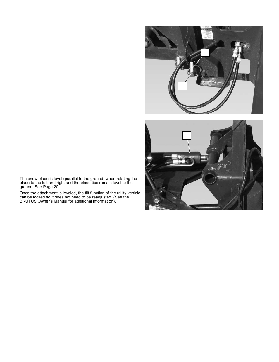 Operation, Installation | Polaris 2013 BRUTUS Accessory Snow Blade User Manual | Page 19 / 53