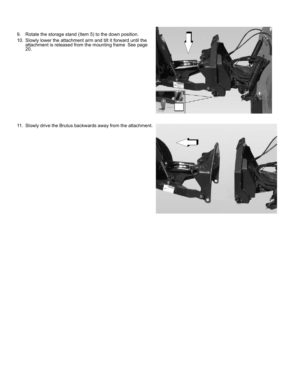 Operation, Removal | Polaris 2013 BRUTUS Accessory Snow Blade User Manual | Page 26 / 53
