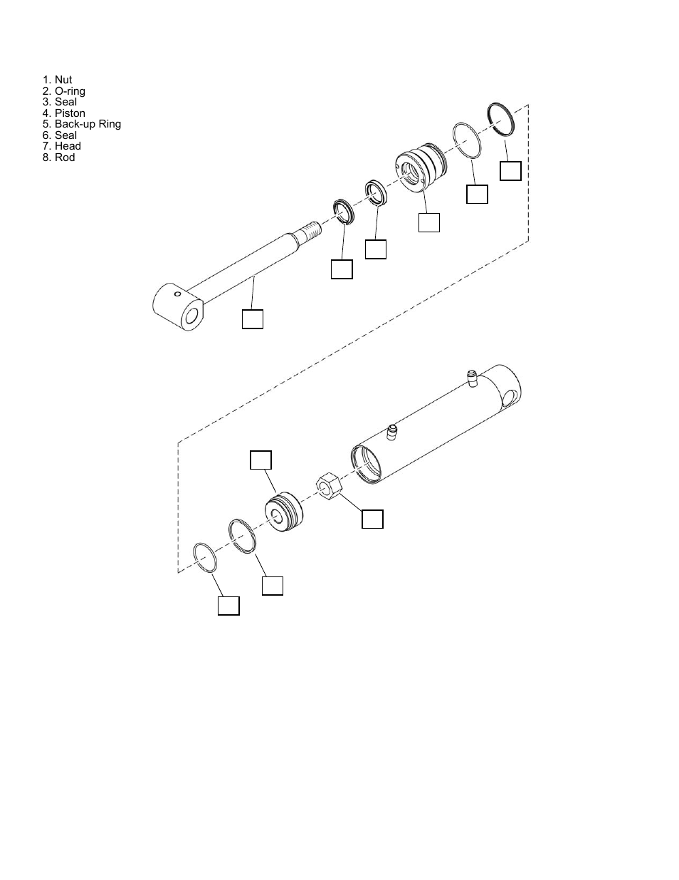 Maintenance, Hydraulic cylinder disassembly and assembly | Polaris 2013 BRUTUS Accessory Snow Blade User Manual | Page 35 / 53