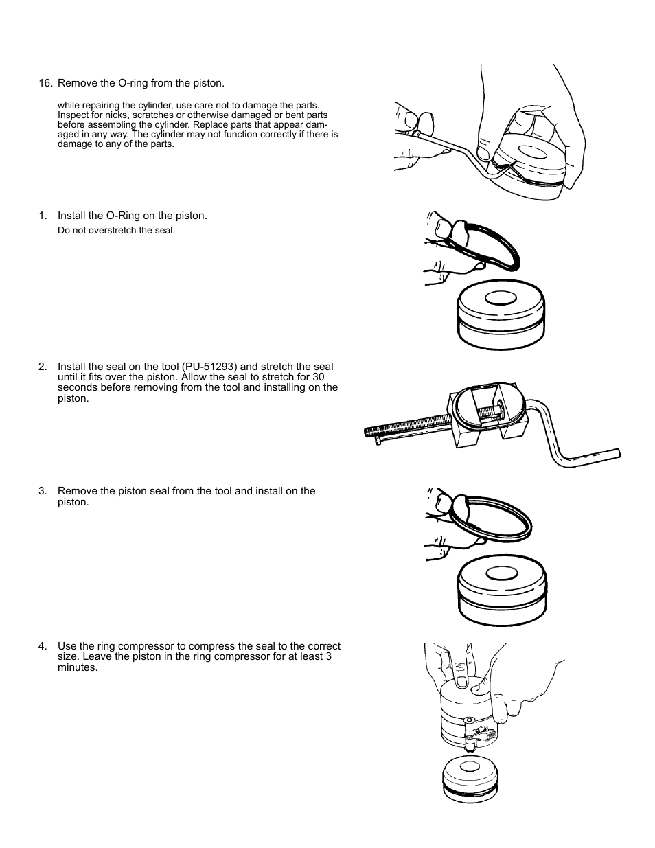 Maintenance, Hydraulic cylinder disassembly and assembly | Polaris 2013 BRUTUS Accessory Snow Blade User Manual | Page 38 / 53