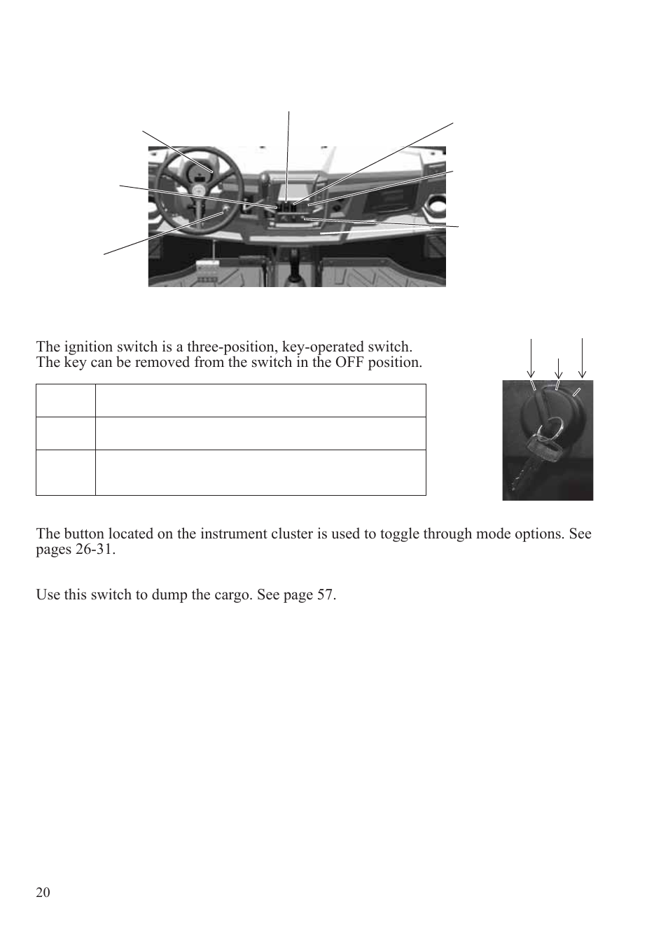 Features and controls, Switches and indicator lights | Polaris 2014 BRUTUS Owner's Manual User Manual | Page 22 / 136